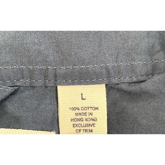 Express Mens Precision Fit Y2K Teal Blue Western Vibe Embroidered Button‎ Down L - Picture 5 of 6